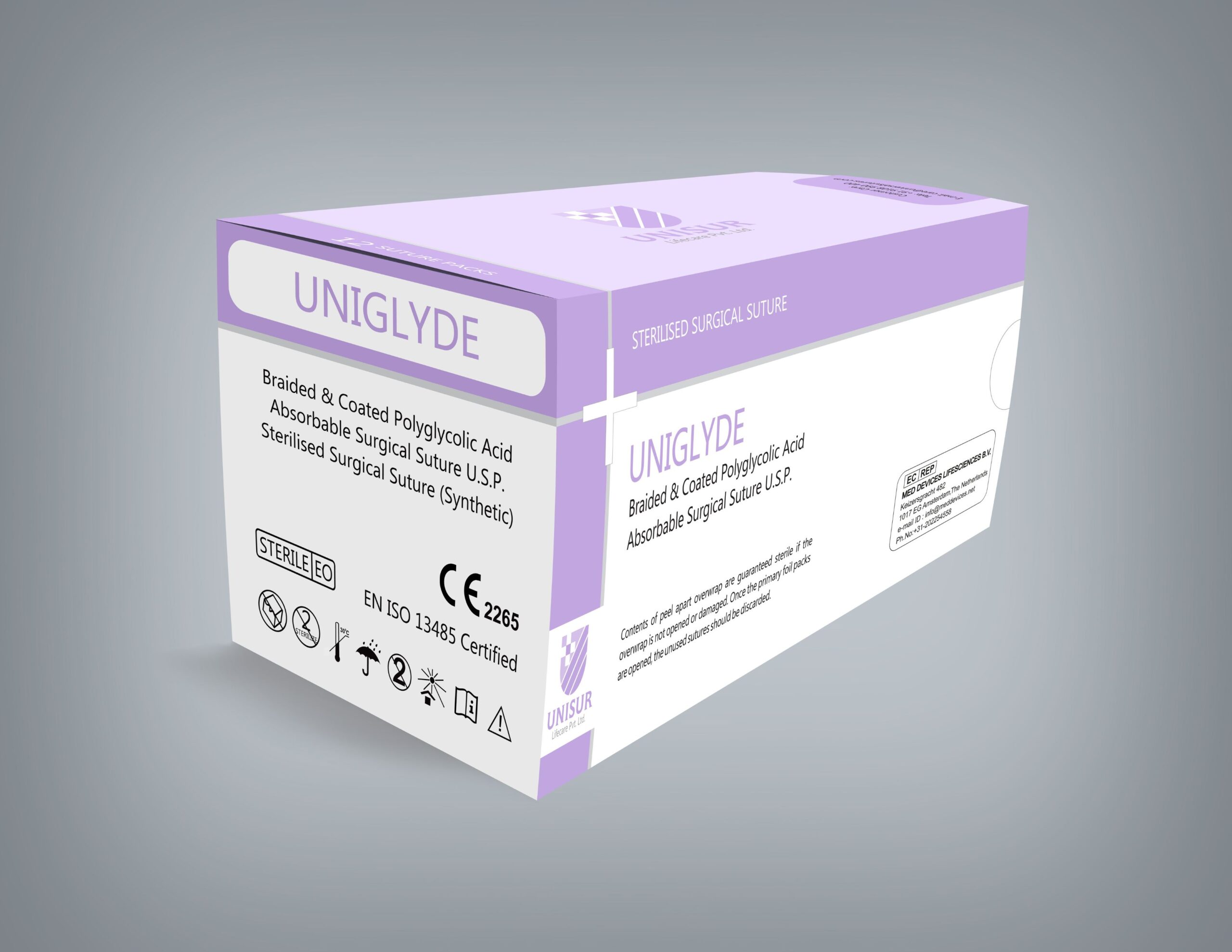 Polyglycolic Acid Suture (UNIGLYDE)